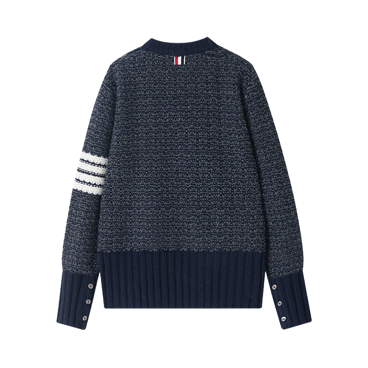 Snowflake Chunky Wool Crewneck Sweater | Thom Browne