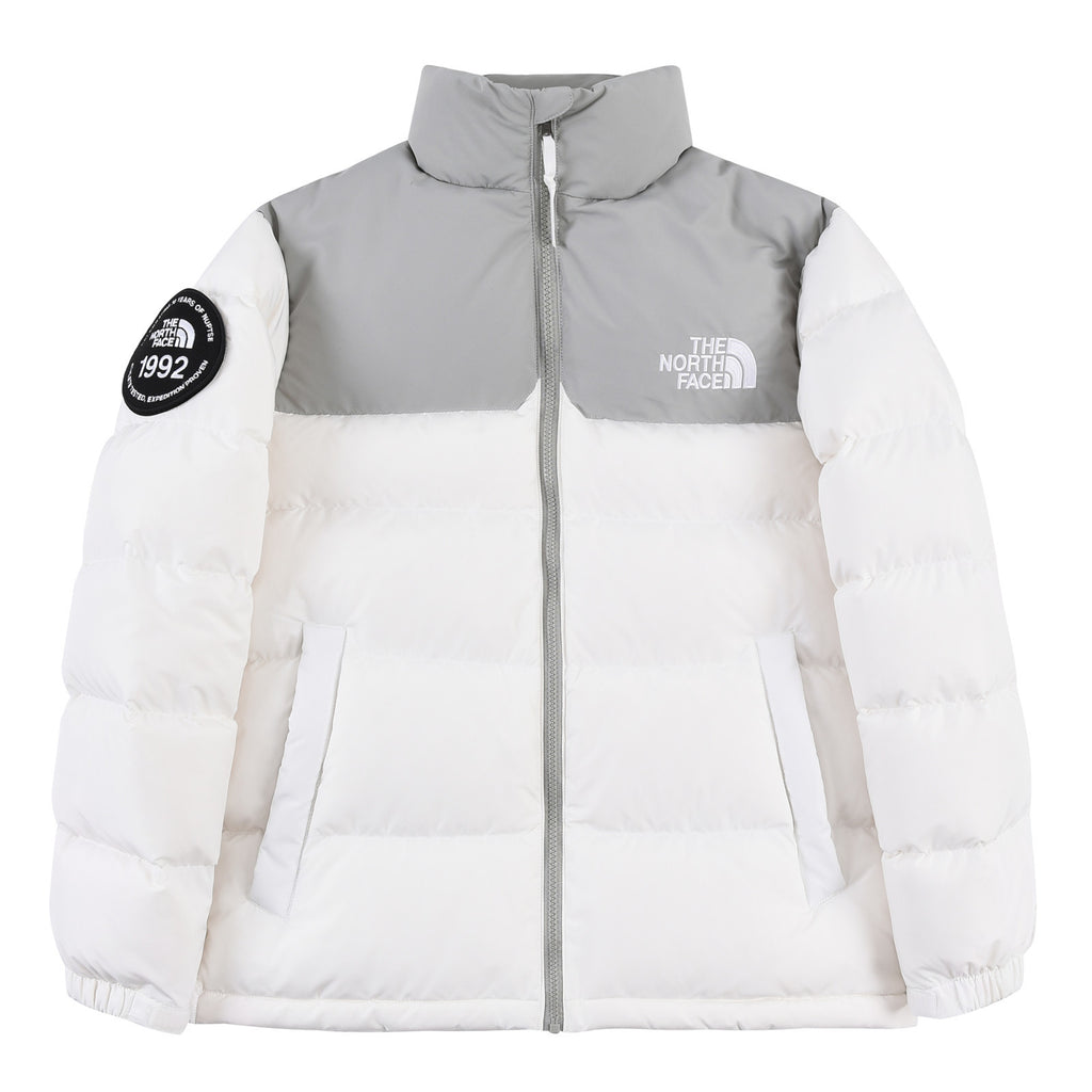 The North Face White and Grey 1992 Nuptse 30th Anniversary Down Jacket