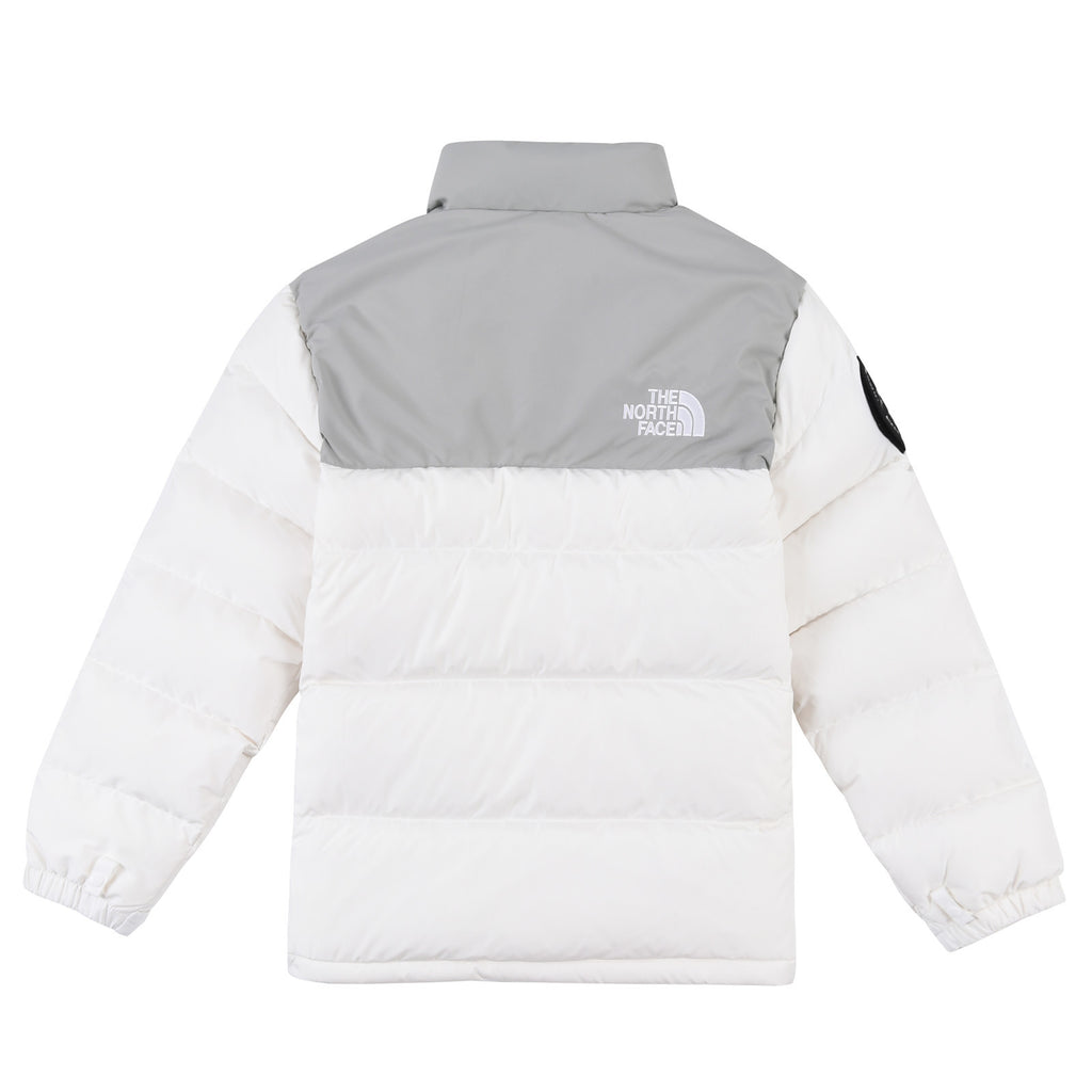 The North Face White and Grey 1992 Nuptse 30th Anniversary Down Jacket