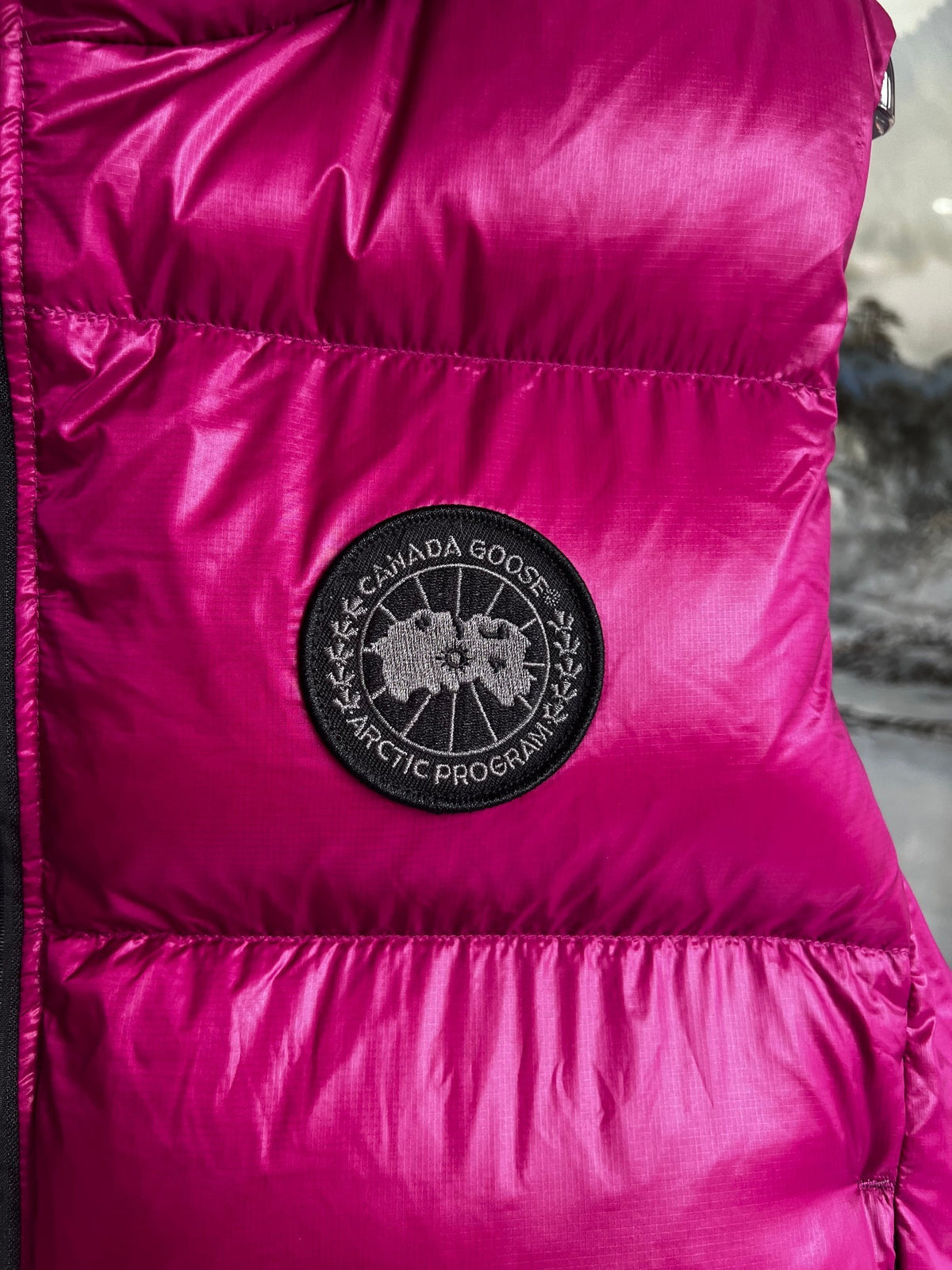 Canada Goose Magenta Down Vest Freestyle