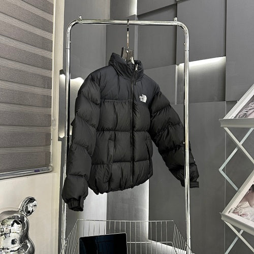 The North Face Black Nuptse 700-Fill Down Jacket with Embroidered Back Logo
