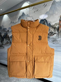 MLB Boston Red Sox Camel Puffer Vest