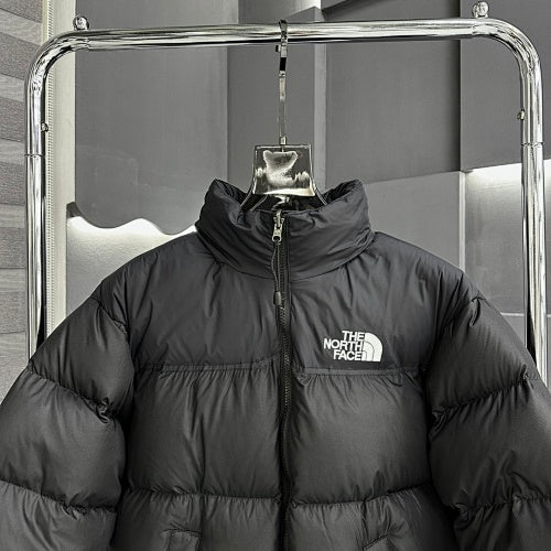 The North Face Black Nuptse 700-Fill Down Jacket with Embroidered Back Logo
