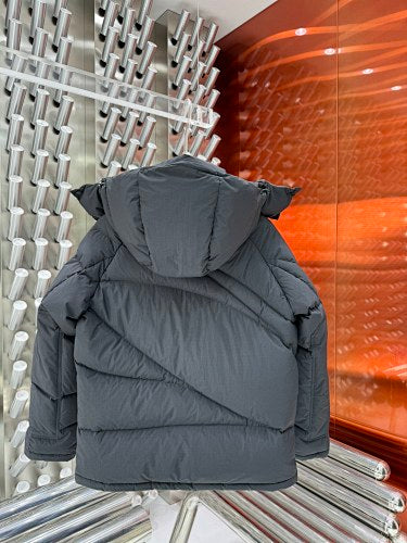 Moncler Black Montgetech Mid-Length Hooded Down Parka