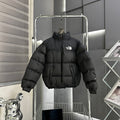 The North Face Black Nuptse 700-Fill Down Jacket with Embroidered Back Logo