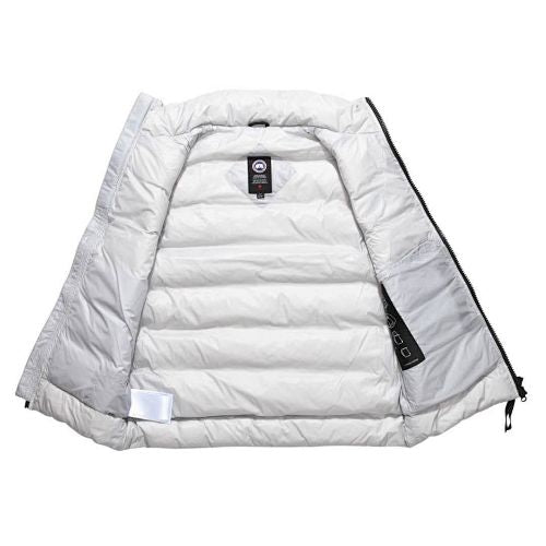 Canada Goose White Packable Down Jacket with Stuff Sack