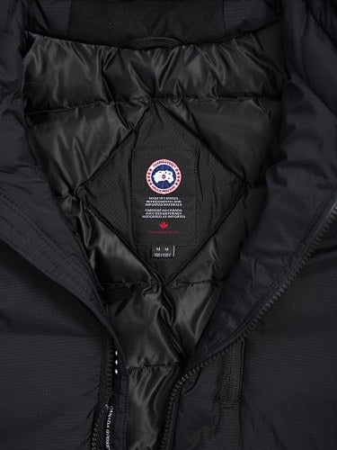 Canada Goose Black Hybridge Lite Down Jacket with Hood