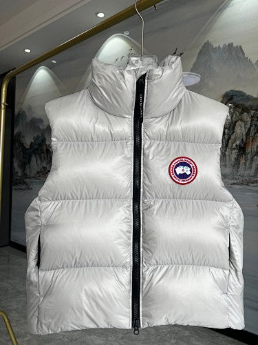 Canada Goose White Down Vest Freestyle