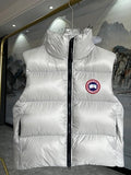 Canada Goose White Down Vest Freestyle