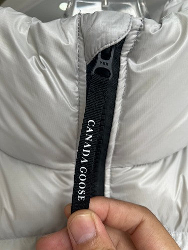 Canada Goose White Down Vest Freestyle