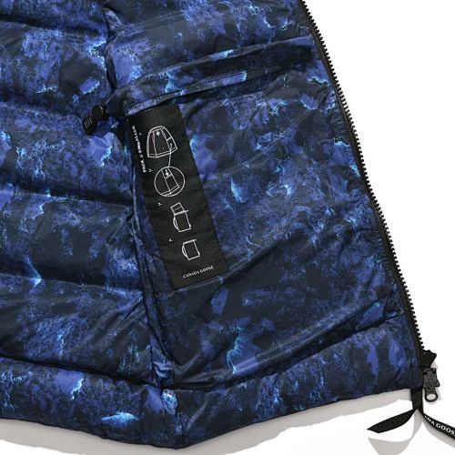 Canada Goose Navy Camo Lightweight Packable Down Jacket