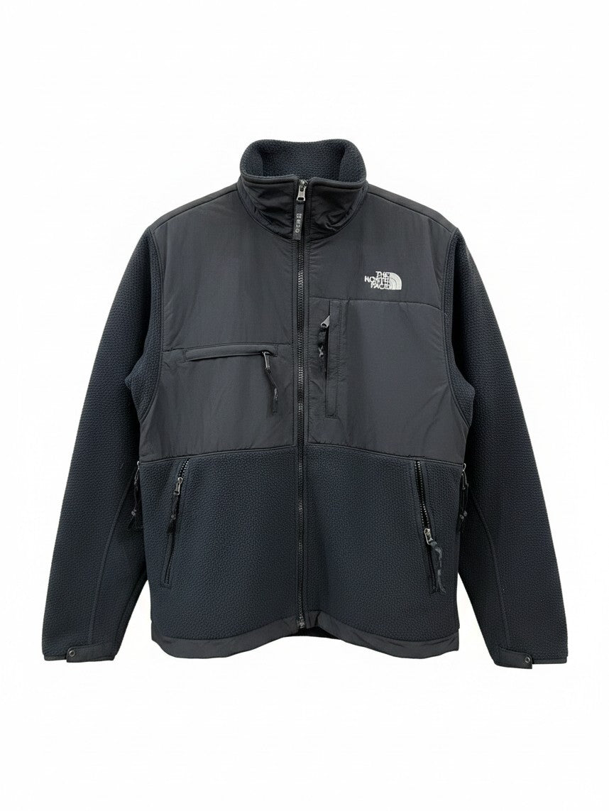 The North Face Black Denali Fleece Jacket with Contrast Softshell Panels