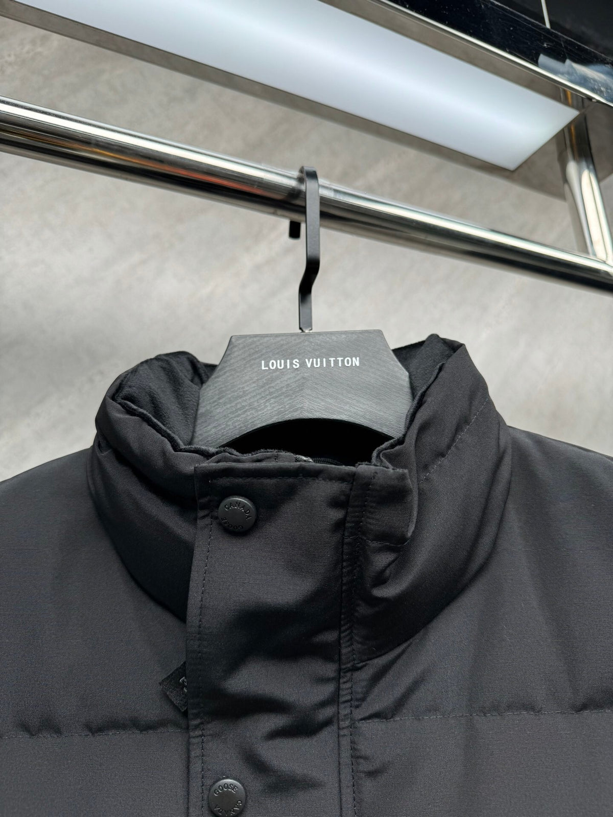 Canada Goose Black Down Vest Fusion Fit