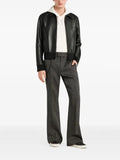 Courrèges zip-up leather jacket