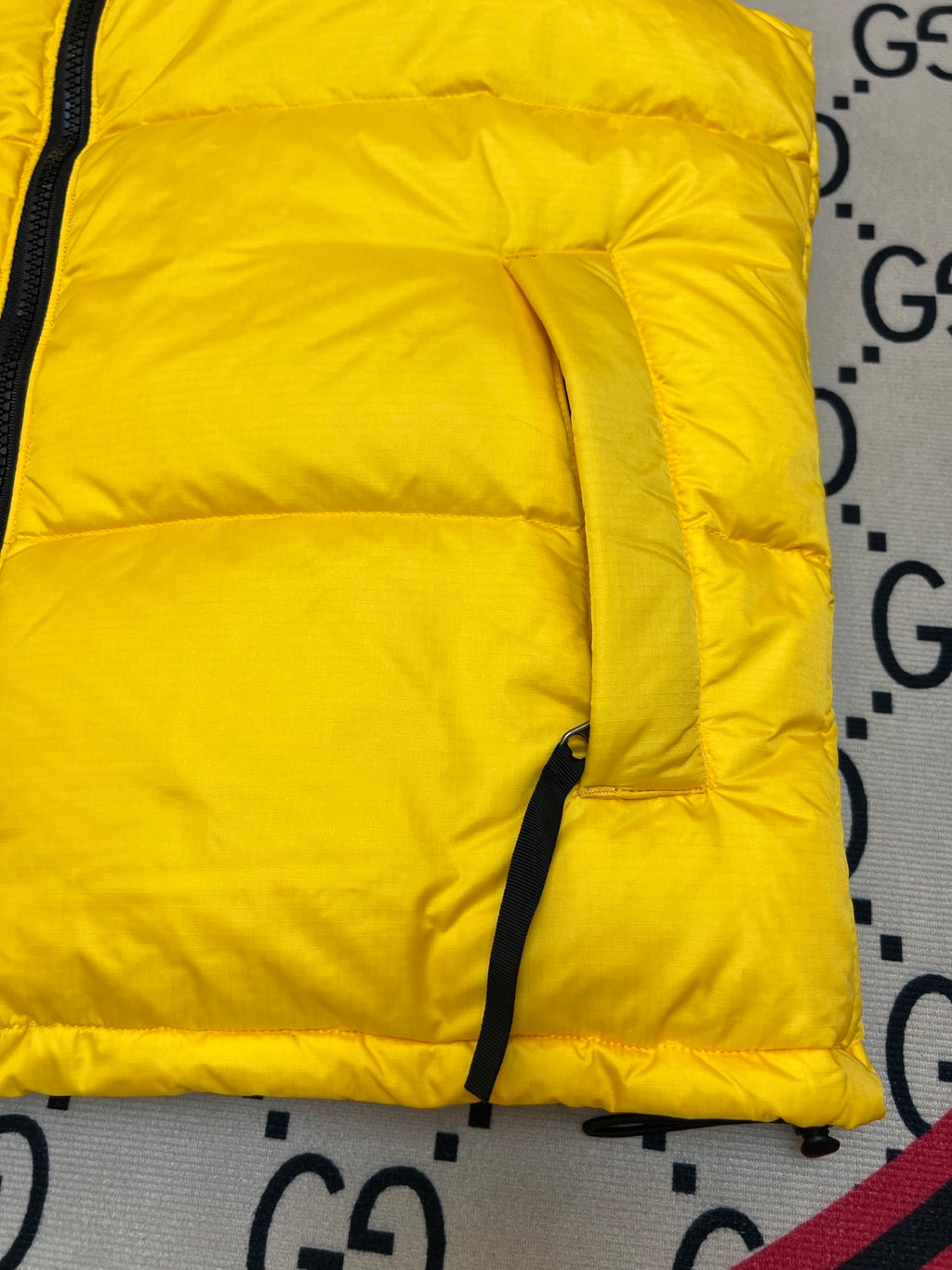 The North Face Yellow 700 Down Nuptse Vest