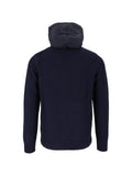 Ballantyne hooded elbow-patch cardigan