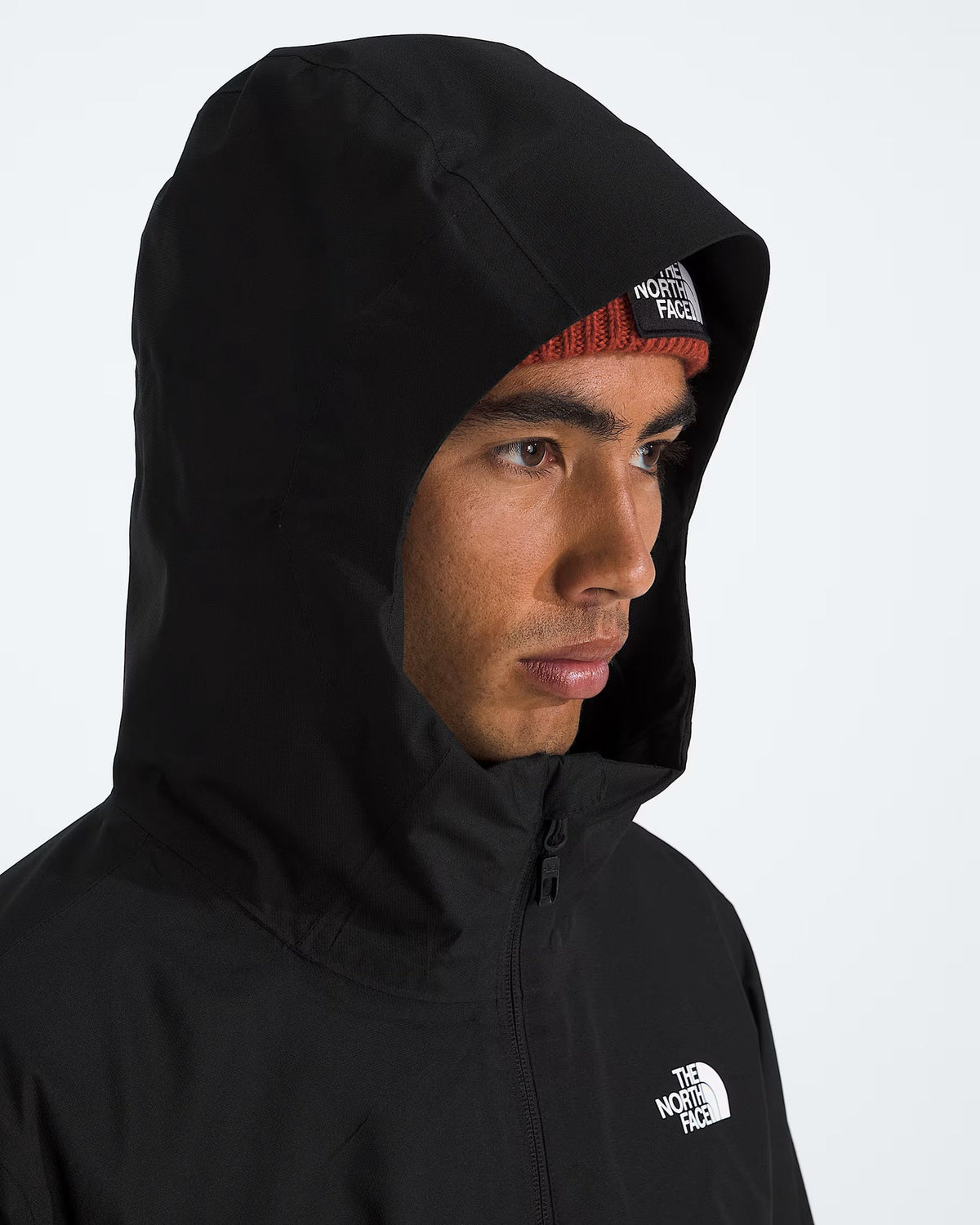 The North Face Black Venture DryVent Waterproof Jacket with Attached Hood