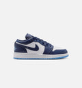 Air Jordan 1 Low Grade School – Midnight Navy/University Blue/White