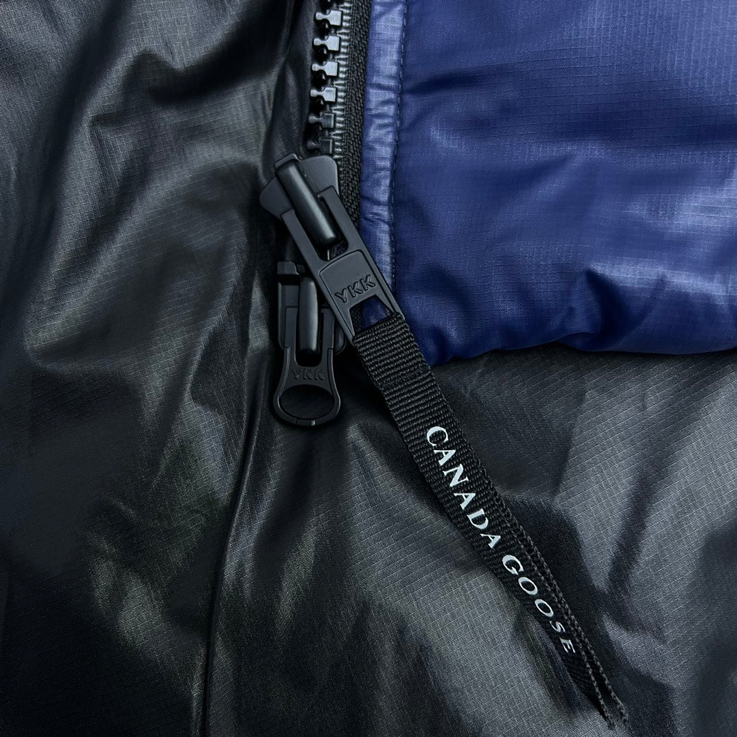 Canada Goose Navy Oversized Puffer Jacket with Hood