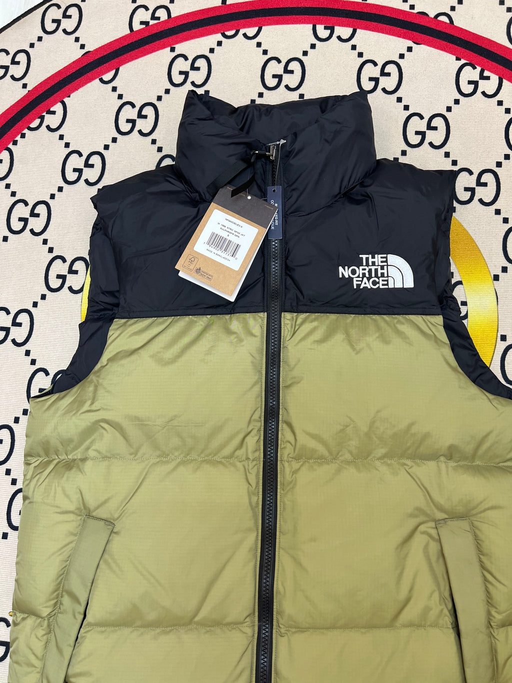 The North Face Olive 700 Down Nuptse Vest