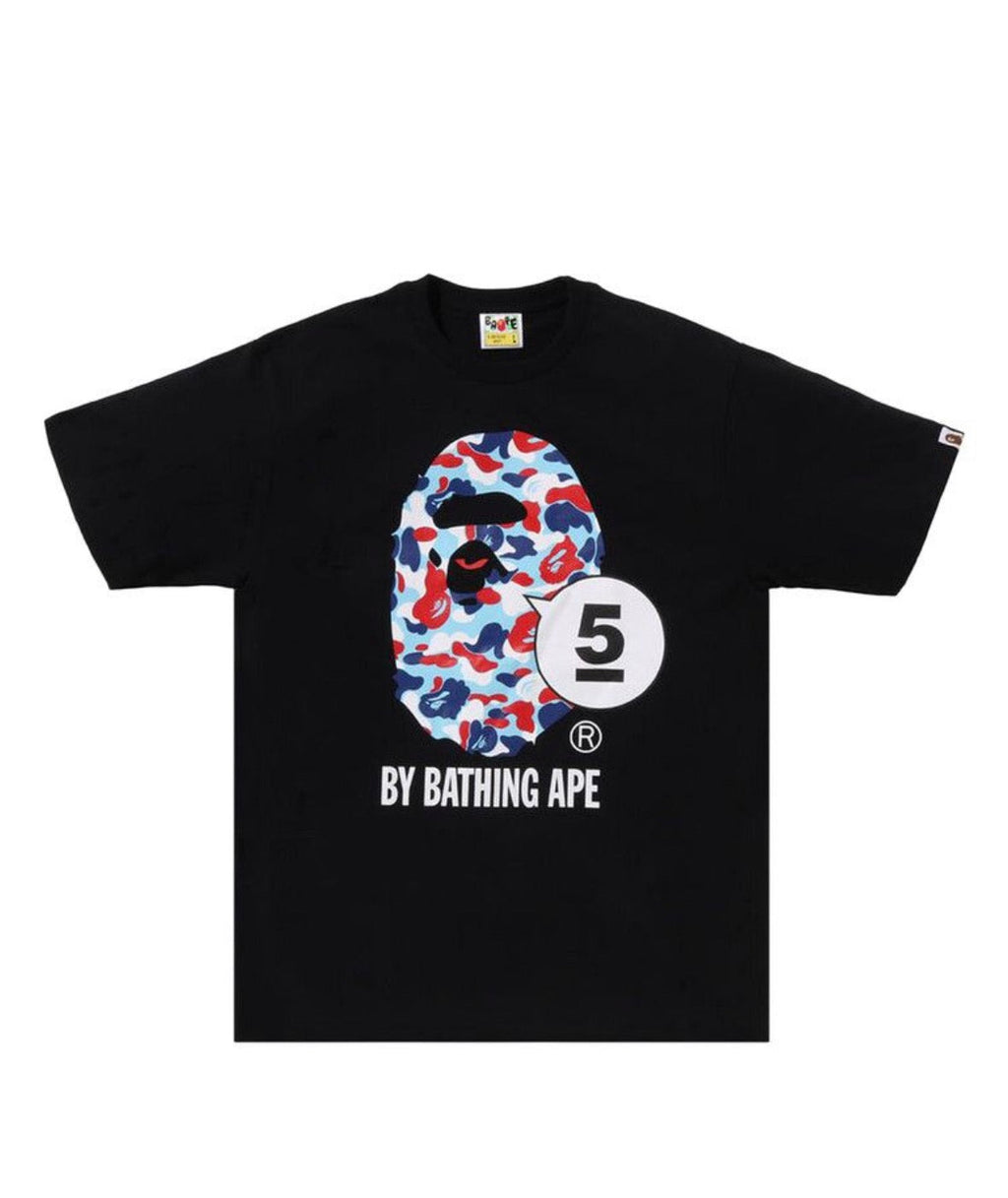 Bape By Bathing Ape 5th Anniversary Paris T-Shirt Black