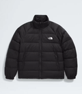 The North Face Black Lhotse Down Jacket with Stand Collar