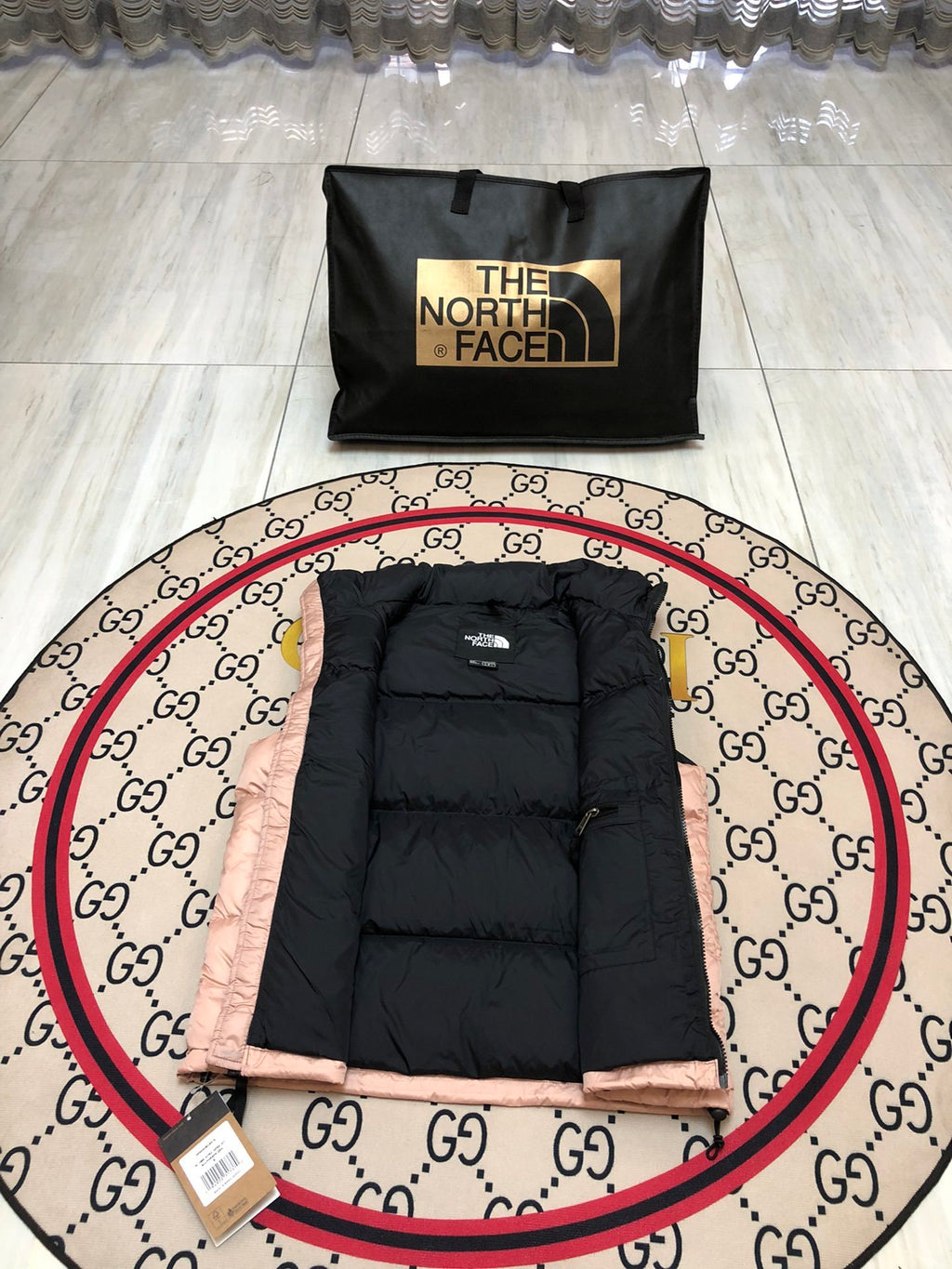 The North Face Pink 700 Down Nuptse Vest