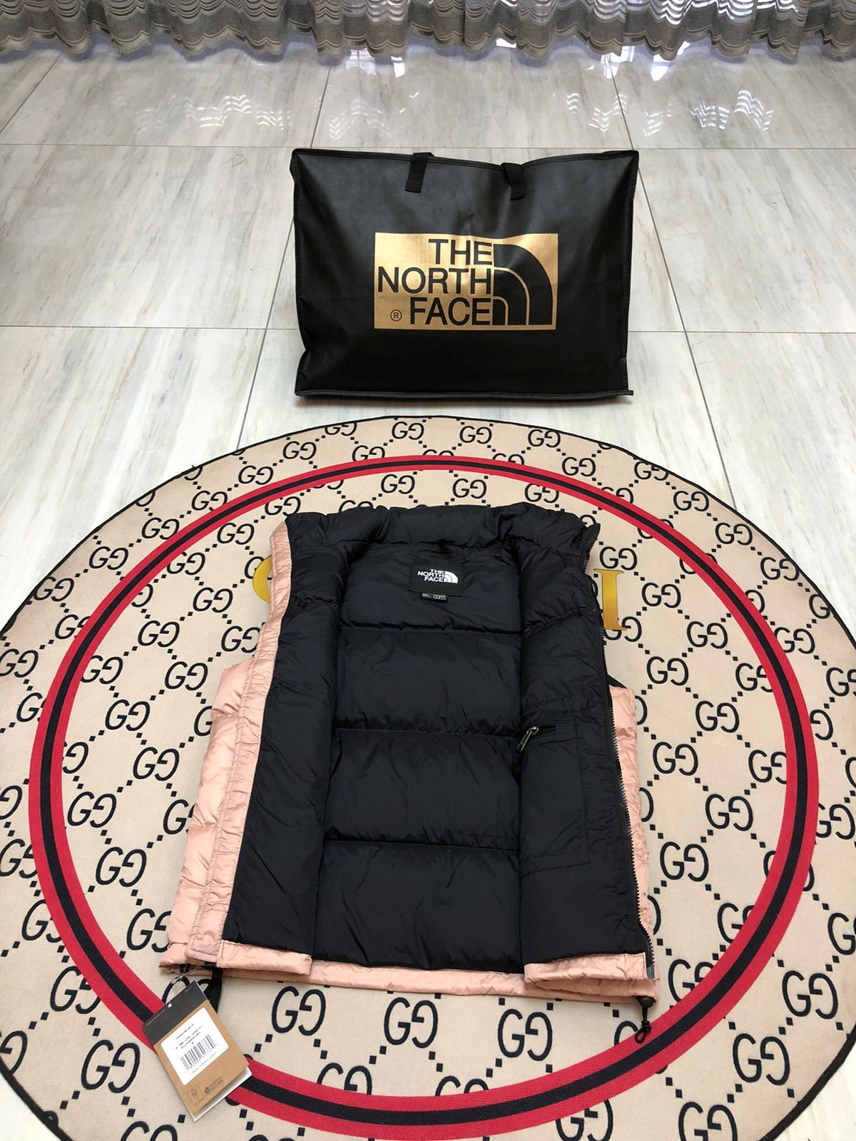 The North Face Pink 700 Down Nuptse Vest