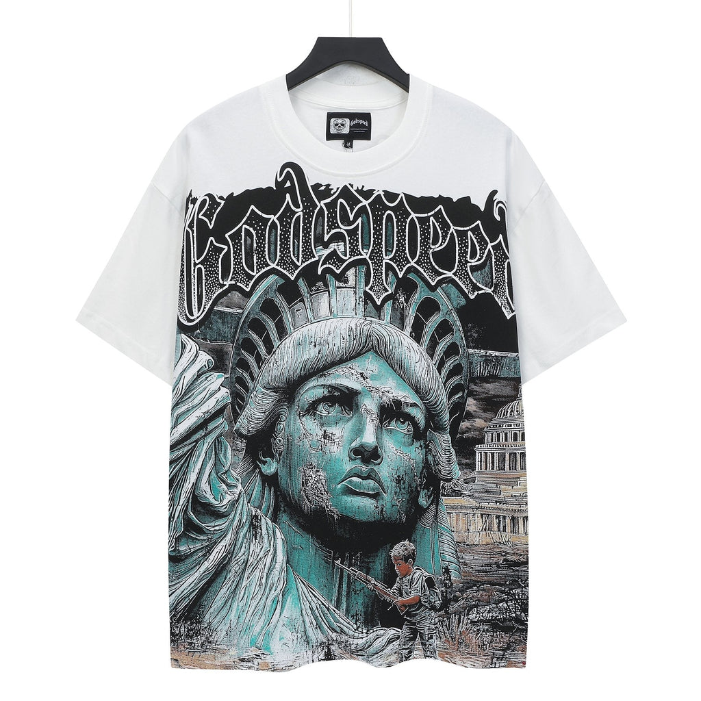 Godspeed Statue of Liberty Short-Sleeve Graphic T-Shirt