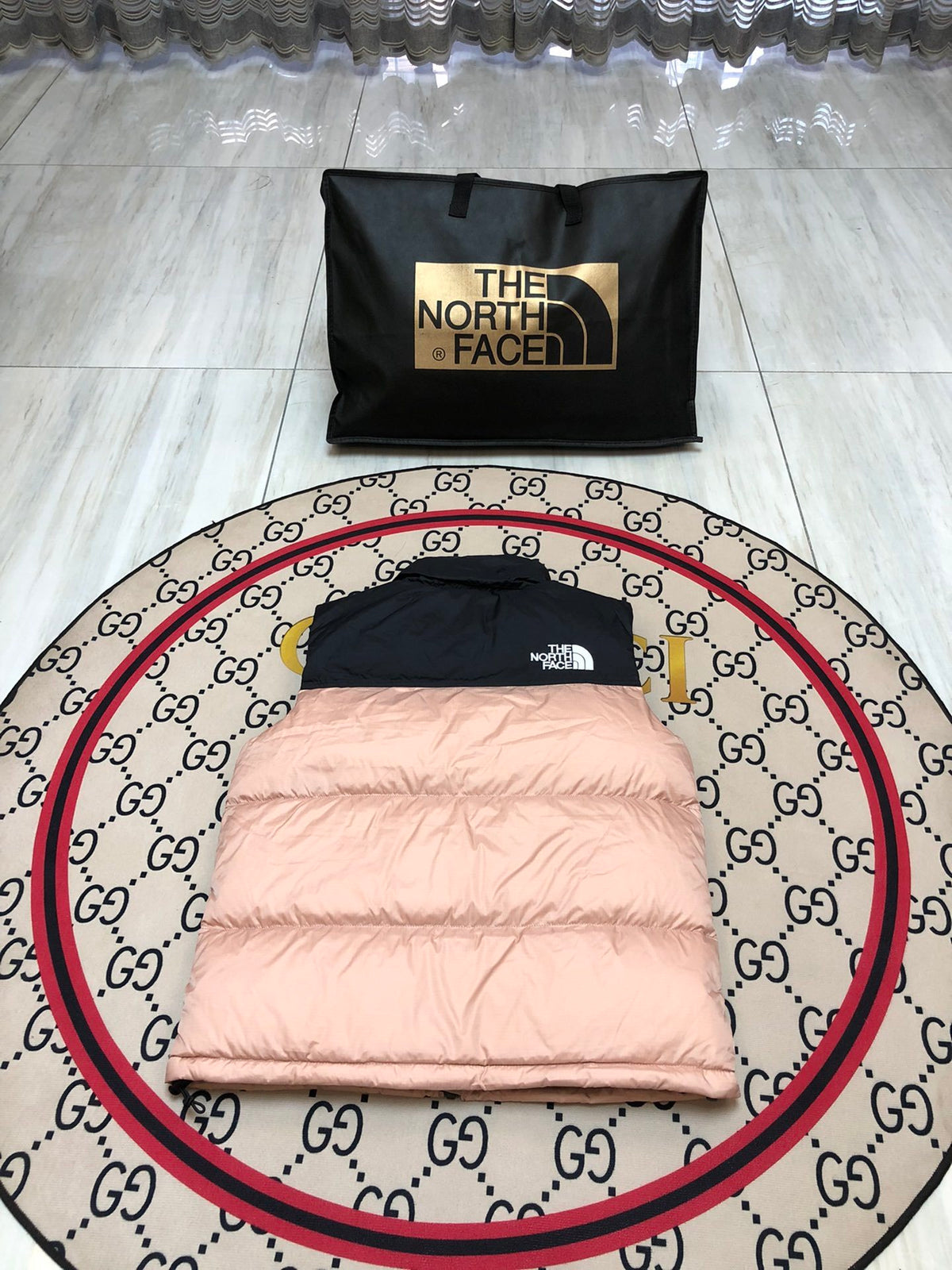 The North Face Pink 700 Down Nuptse Vest