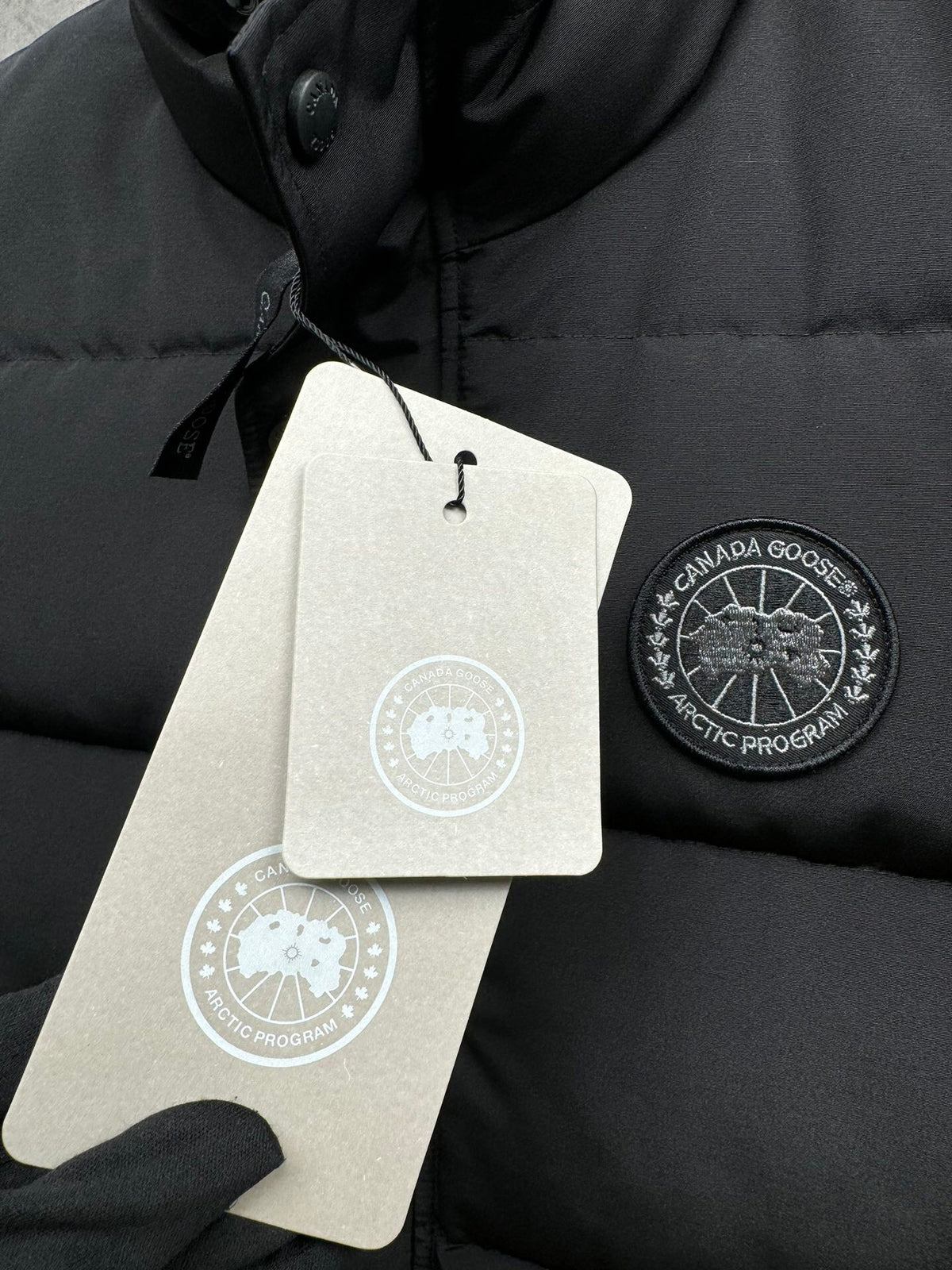 Canada Goose Black Down Vest Fusion Fit