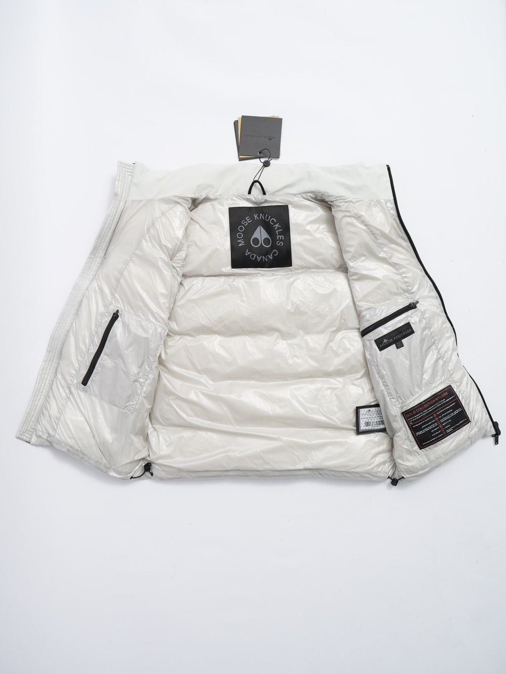 Moose Knuckles White Down Vest 3Q