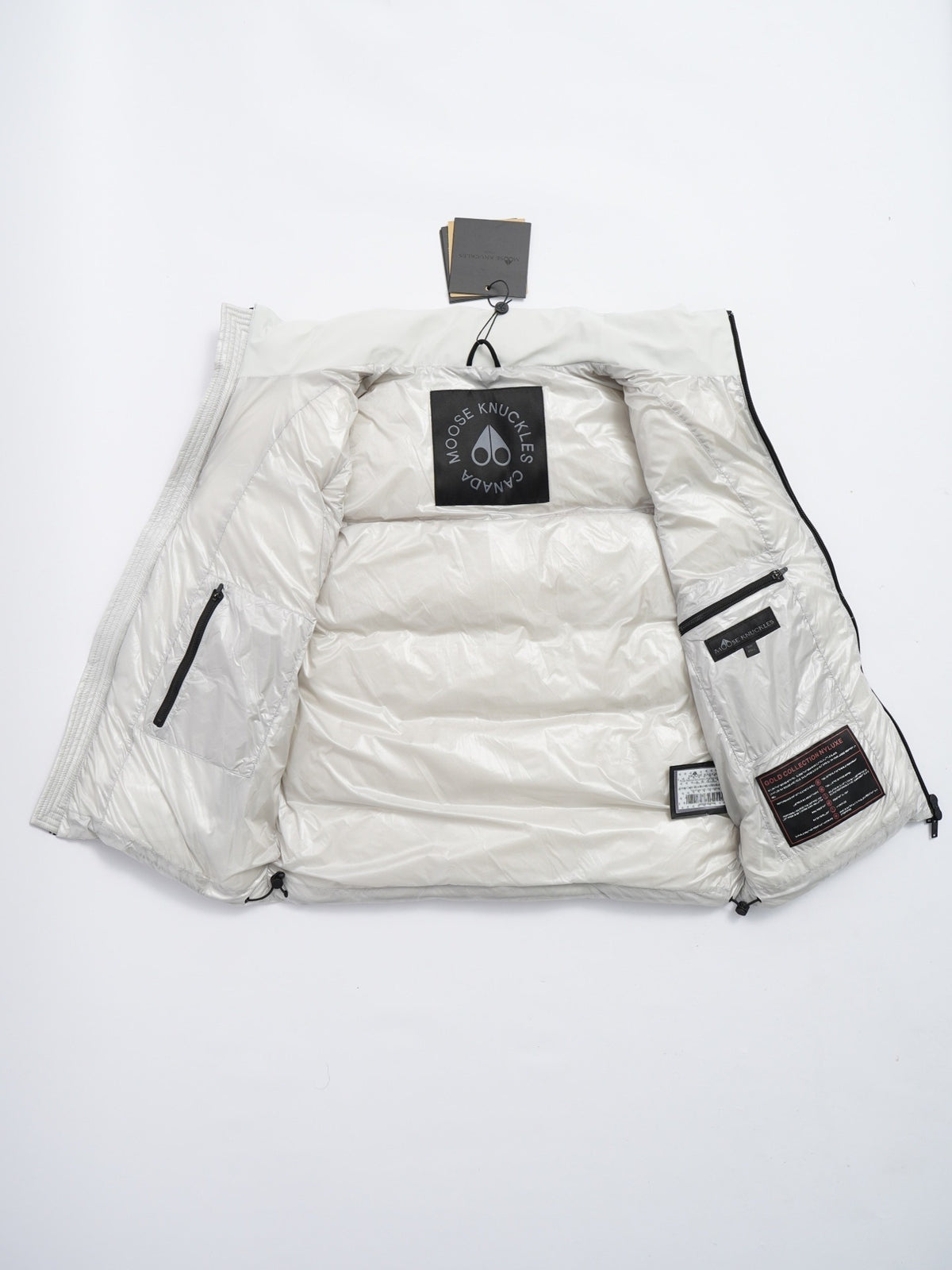 Moose Knuckles White Down Vest 3Q