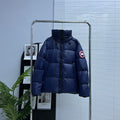 Canada Goose Navy Oversized Puffer Jacket with Hood