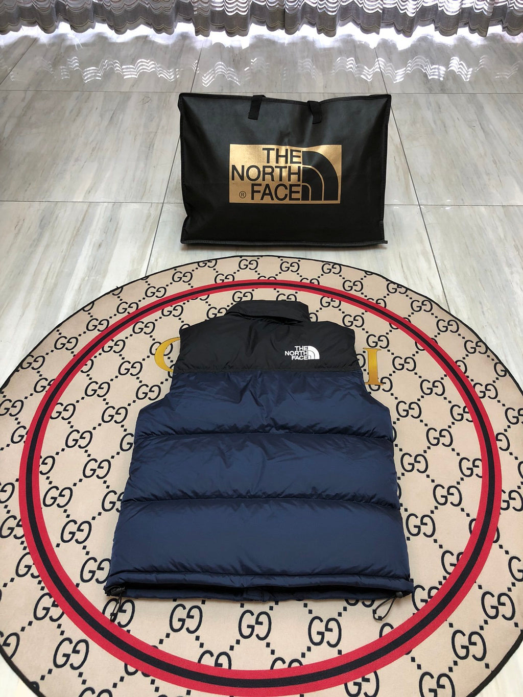 The North Face Navy 700 Down Nuptse Vest