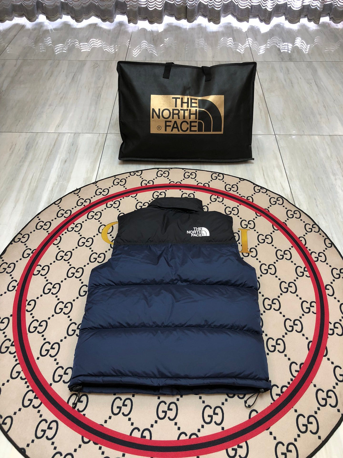 The North Face Navy 700 Down Nuptse Vest