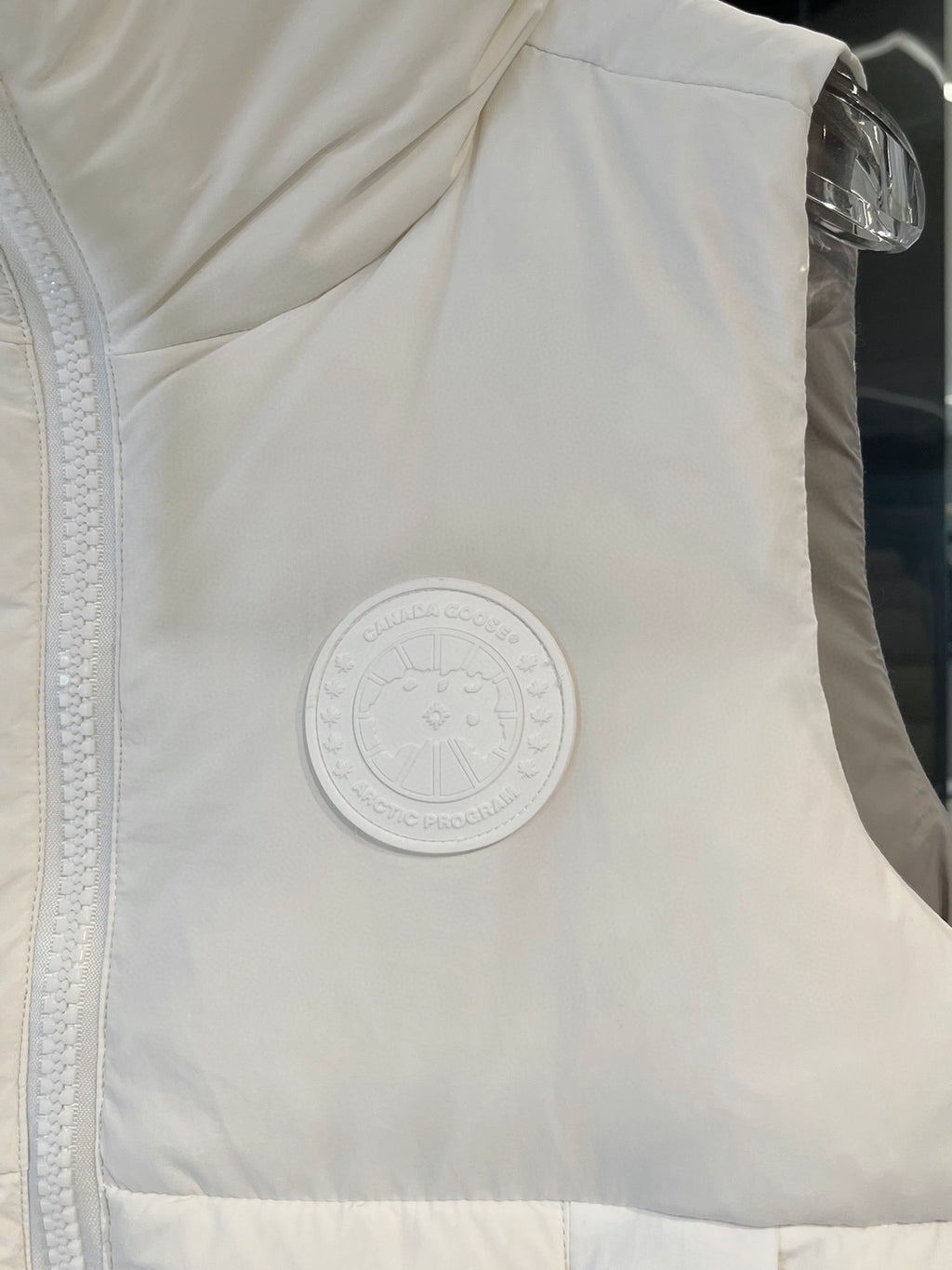 Canada Goose White Down Vest Fusion Fit