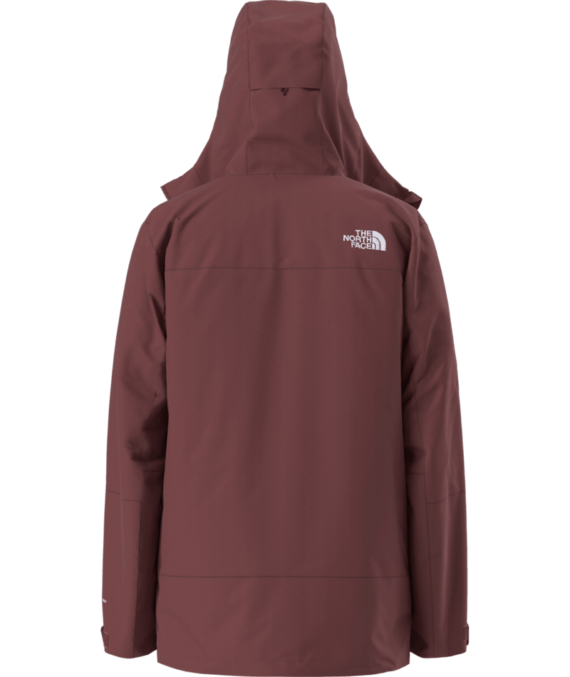 The North Face Burgundy Clement Triclimate 3-in-1 Waterproof Jacket with Hood