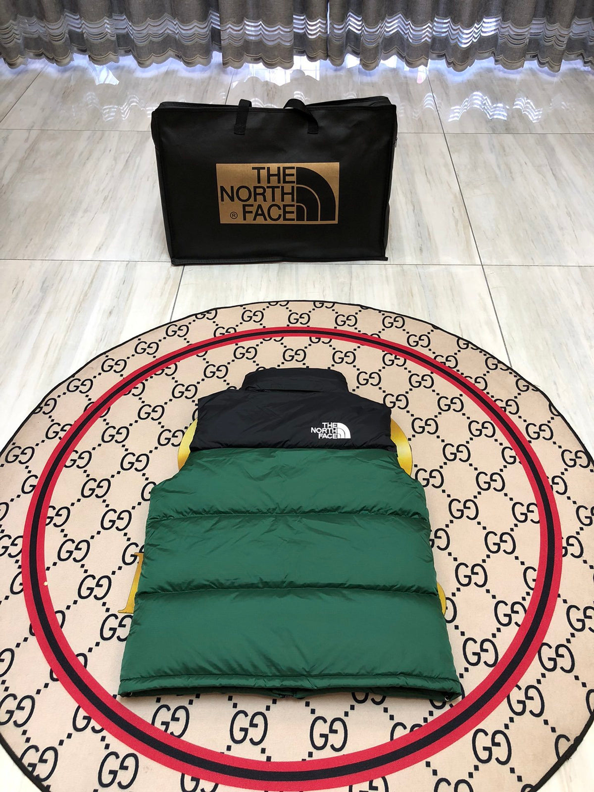 The North Face Green 700 Down Nuptse Vest