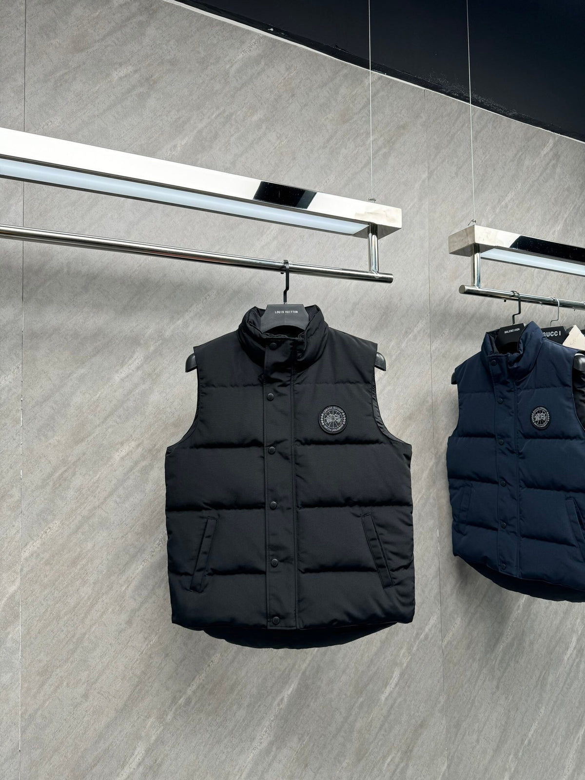 Canada Goose Black Down Vest Fusion Fit