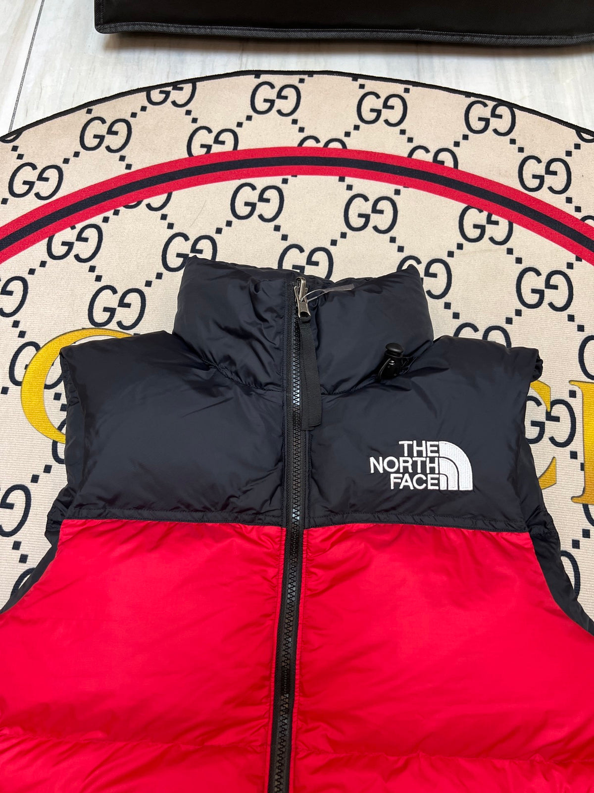 The North Face Red 700 Down Nuptse Vest