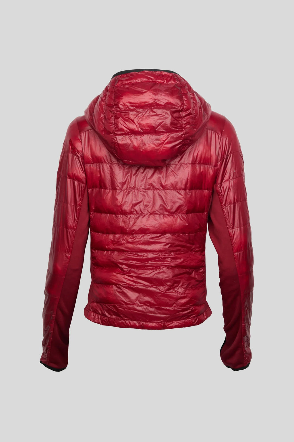 Canada Goose Red Hybridge Lite Down Jacket with Hood