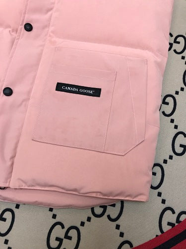 Canada Goose Pink Down Vest Arctic Program
